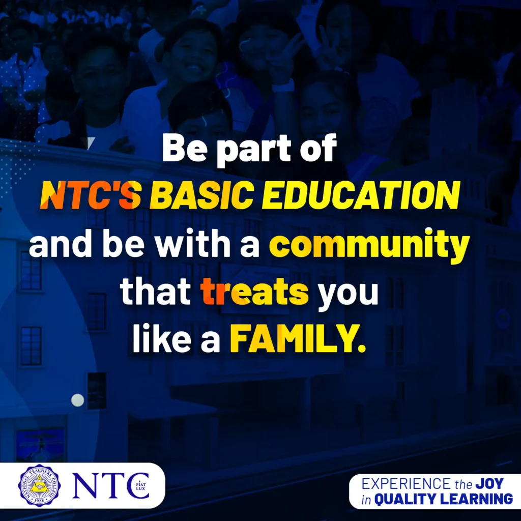 Be part of NTCs Basic Ed