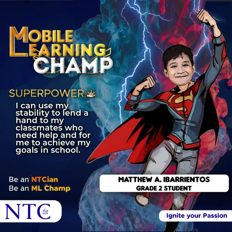 Our ML Champ Matthew Ibarrientos