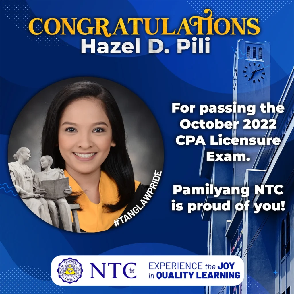 Congratulations Hazel Pili