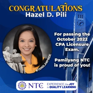 Congratulations Hazel Pili