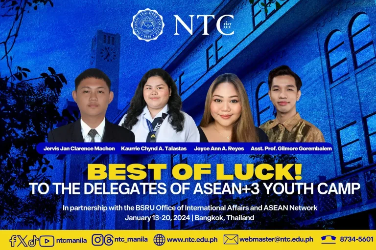 NTC Delegates Embark on ASEAN+3 Youth Camp 2024 Journey